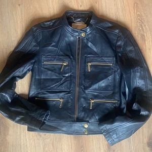 Gorgeous Michael Kors leather jacket size M